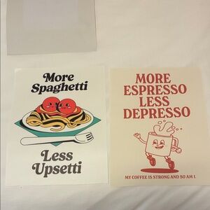 Cute Food-Themed Prints